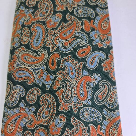 Vintage Reis Tie for Dayton’s Northbriar Shop Rust & Gray Abstract 4.25” Wide - Picture 3 of 9